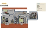Schöne grosse 3-Raumwohnung 83 m² ruhige Lage in zweiter Reihe - Dachgeschoßwohnung Rätzlingen Rätzlingen | Angebot:25536456
