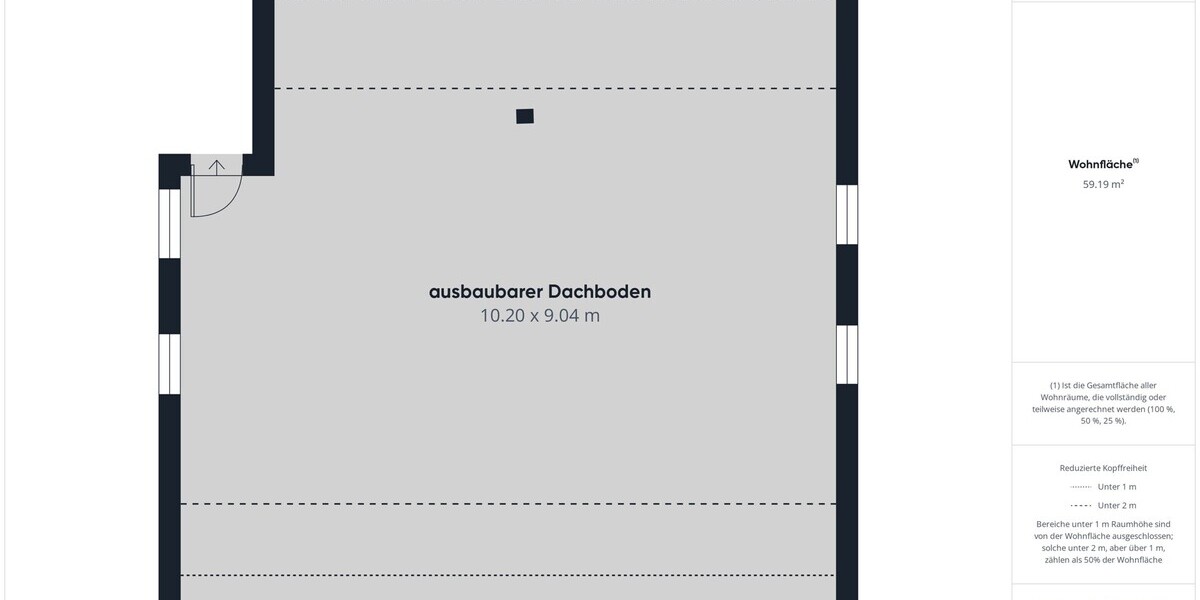Grundriss Dachgeschoss