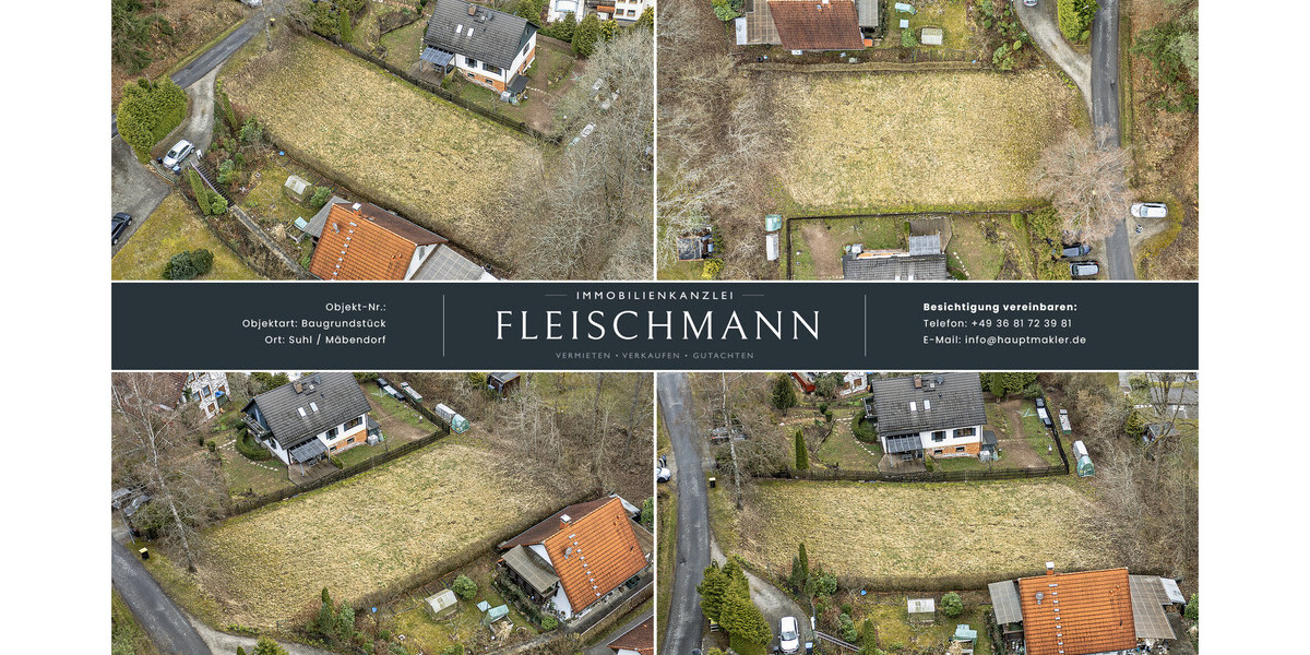 Ein Platz zum Ankommen und Wohlfühlen – Ihr Baugrundstück im grünen Herzen von Suhl - Grundstück Suhl / Mäbendorf Mäbendorf | Angebot:27334258