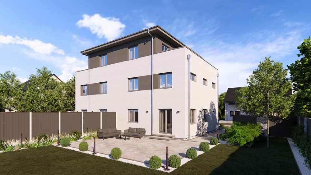 Moderne Villa mit Garten