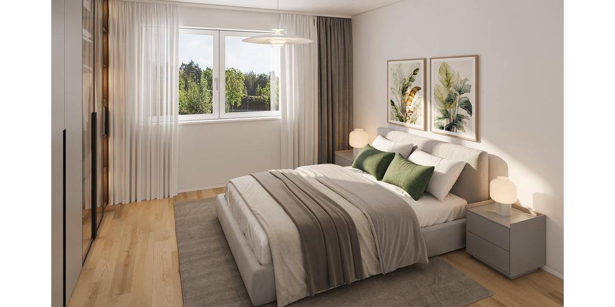 Visualisierung Schlafzimmer (OG)