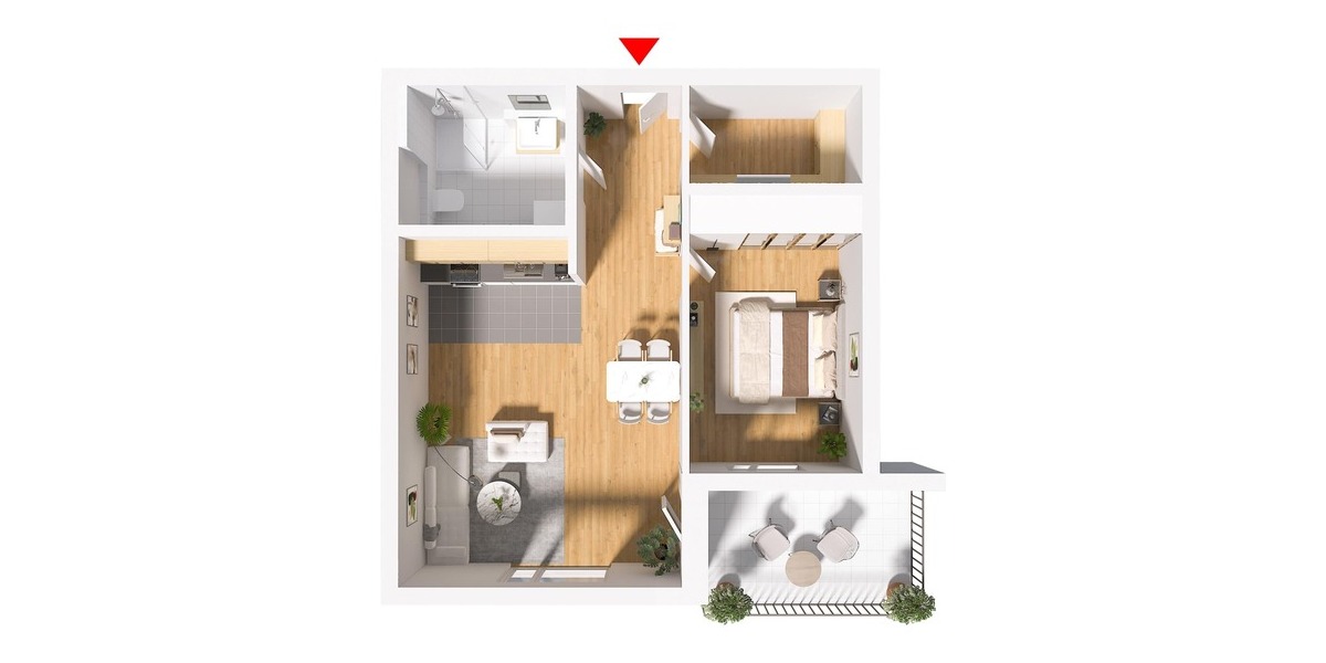 Grundriss OG 5 (Abb. ähnlich)