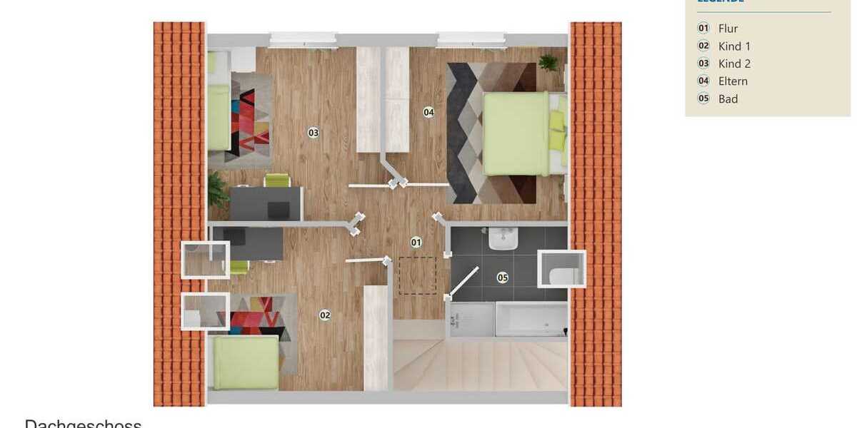 Grundriss Dachgeschoss