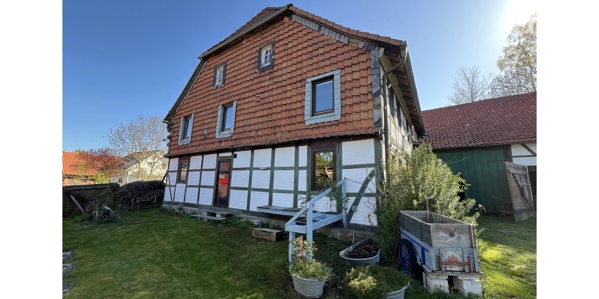 Giebelseite mit Küchenausgang