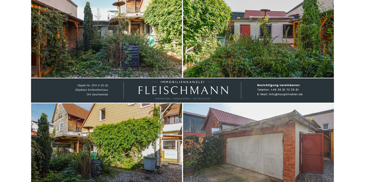Blick in den Hinterhof