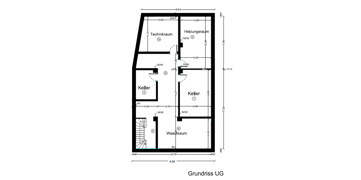 UG Grundriss