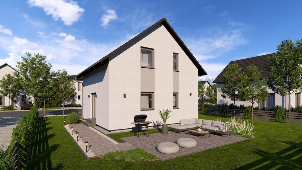 Individuelles Ausbauhaus in Bottrop-Grafenwald - Ihr persönlicher Wohntraum auf 91 m² - Einfamilienhaus Bottrop-Grafenwald Grafenwald | Angebot:27346946