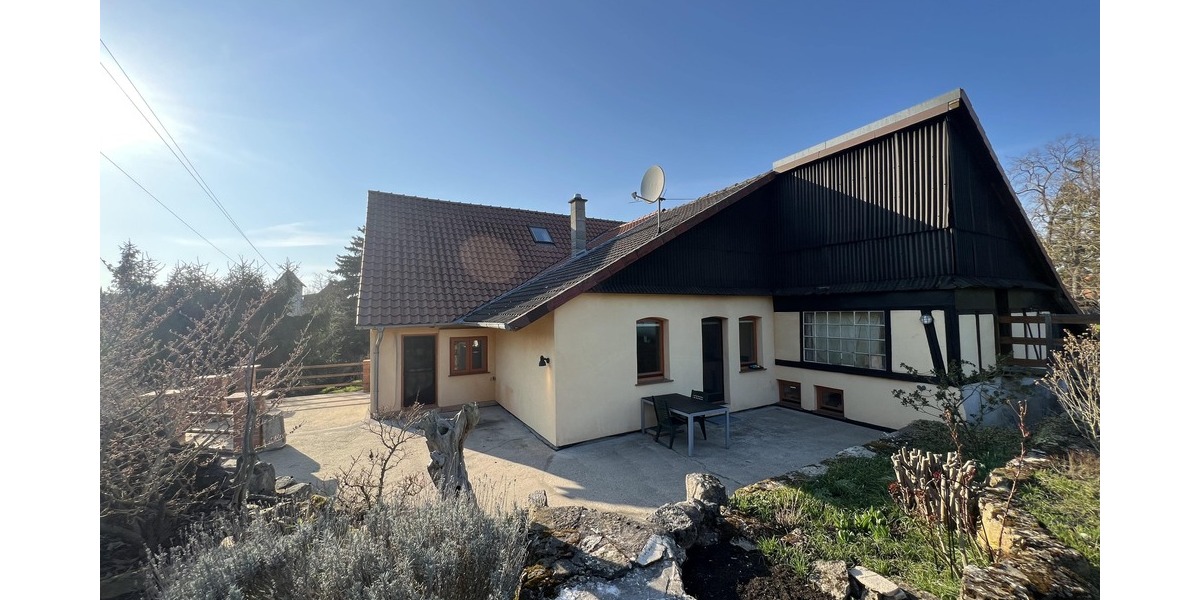 Rückansicht des Hauses