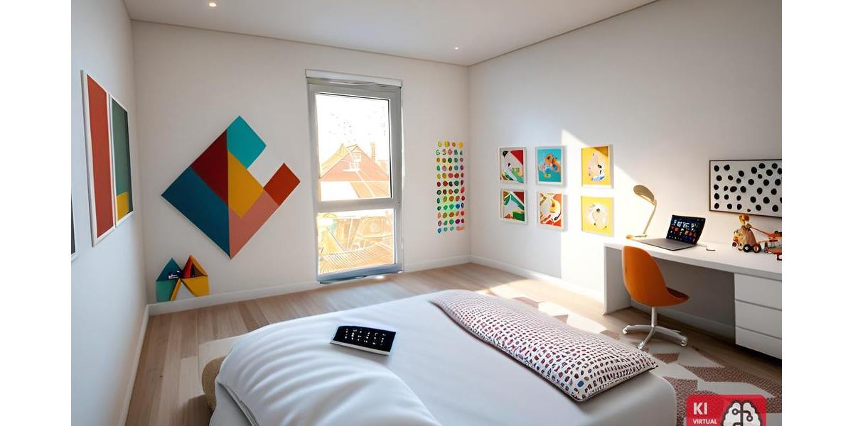 2. Kinderzimmer im 1. OG visualisiert