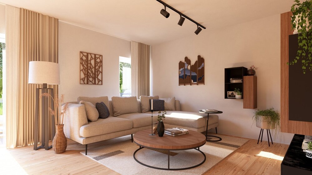 Wohnzimmer mit Flair