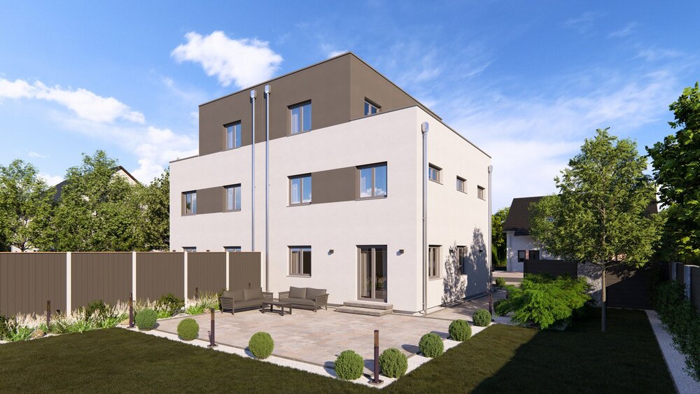 Moderne Villa mit Garten