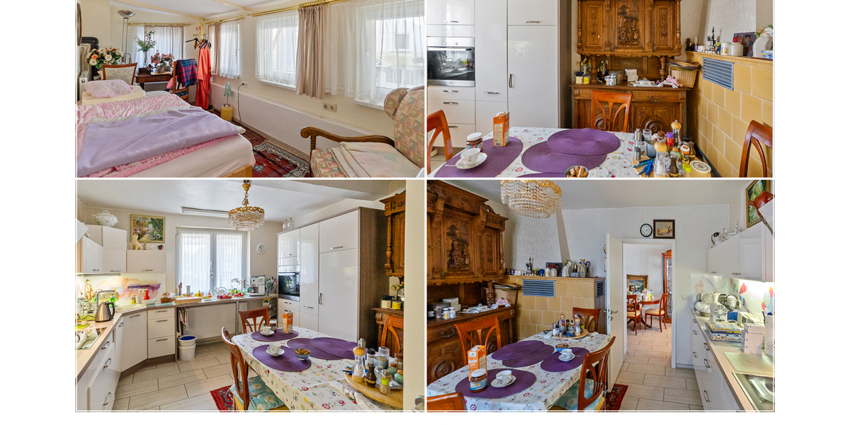 Küche und Gästezimmer
