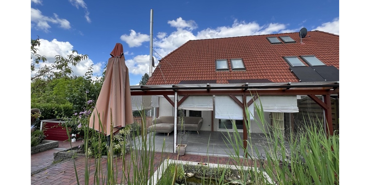 Rückseite des Hauses