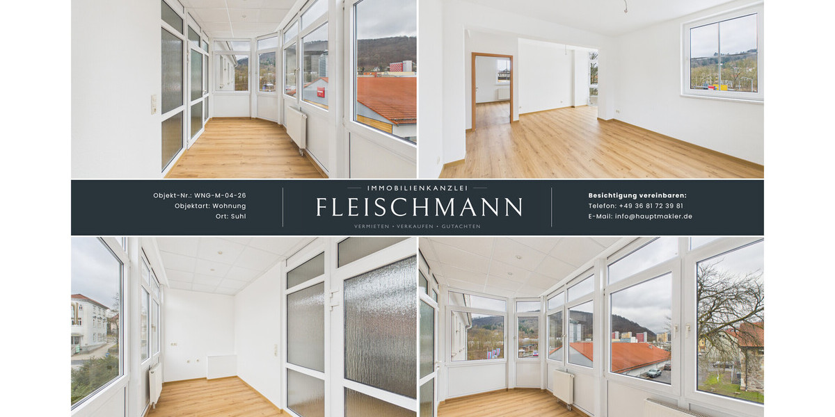 Großzügige Erstbezugswohnung mit Wintergarten, 5,5 Zimmern und klarer moderner Architektur - 5- Suhl | Angebot:27439804