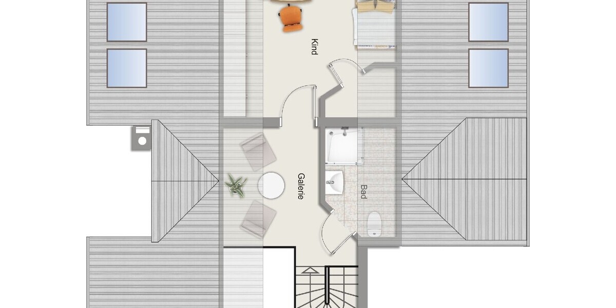 Grundriss Studioebene