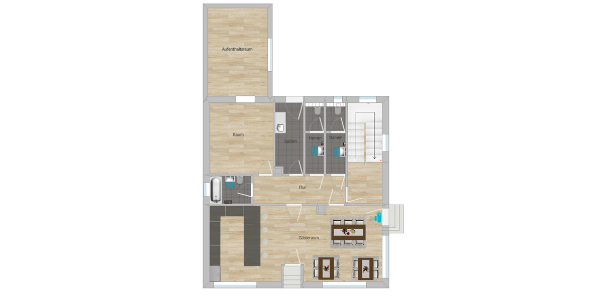 Grundriss EG Gewerbe