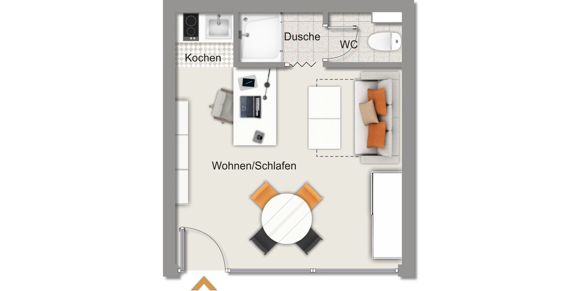 Homeoffice - Apartment - Laden