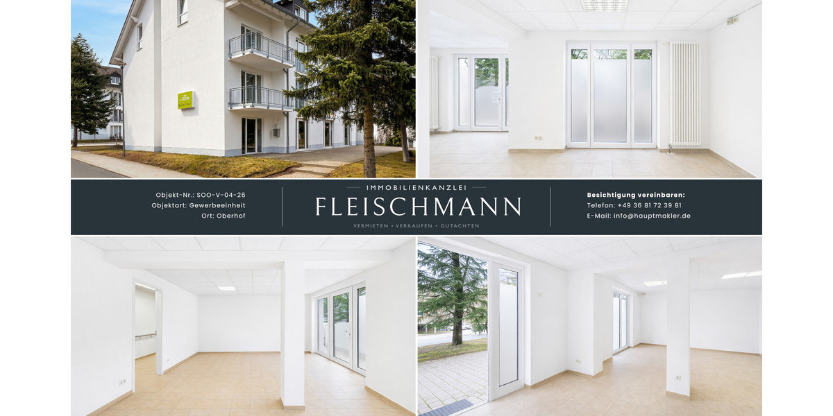 Flexible Gewerbefläche mit vielseitigen Nutzungsmöglichkeiten und moderner Ausstattung - Gewerbeobjekt Oberhof | Angebot:26876976
