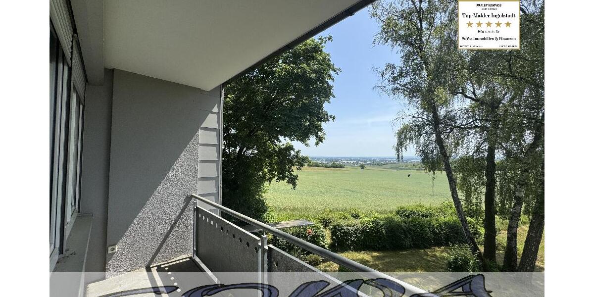 3 Zimmerwohnung mit traumhaften Ausblick - Natur und doch Stadtnahe in Kreut Oberhausen bei Neuburg zu verkaufen - Ein Objekt von Ihrem Immobilienpartner SOWA Immobilien und Finanzen - 3- Oberhausen Kreut | Angebot:26857950