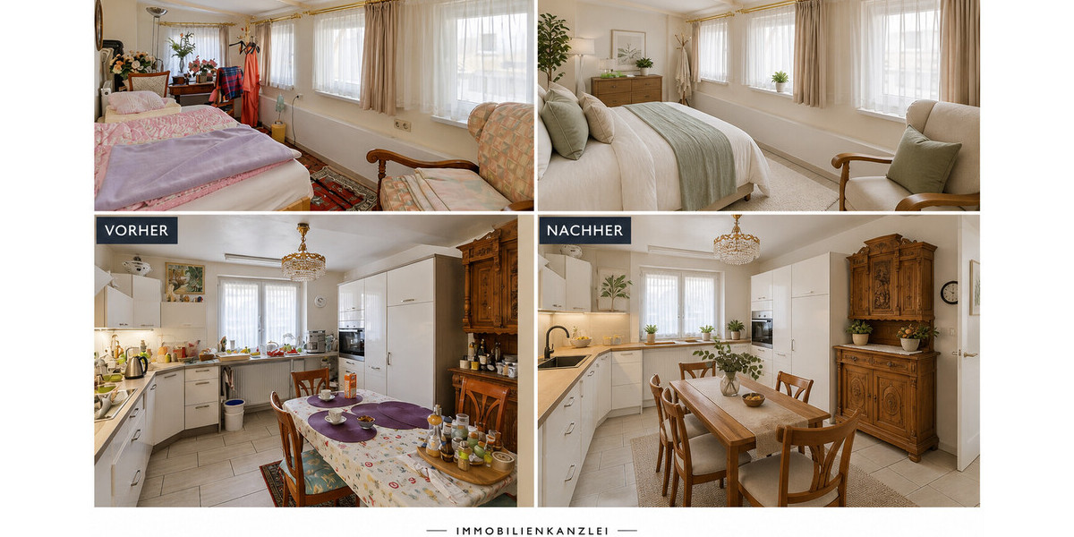 Vorher Nachher Ideen Küche und Gästezimmer