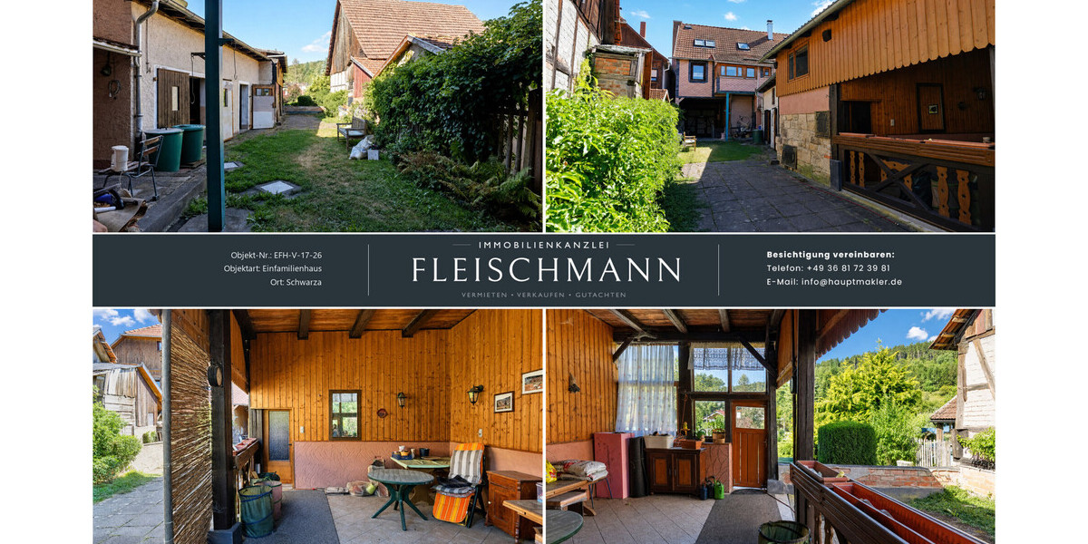 Blick in den Garten/Hinterhof