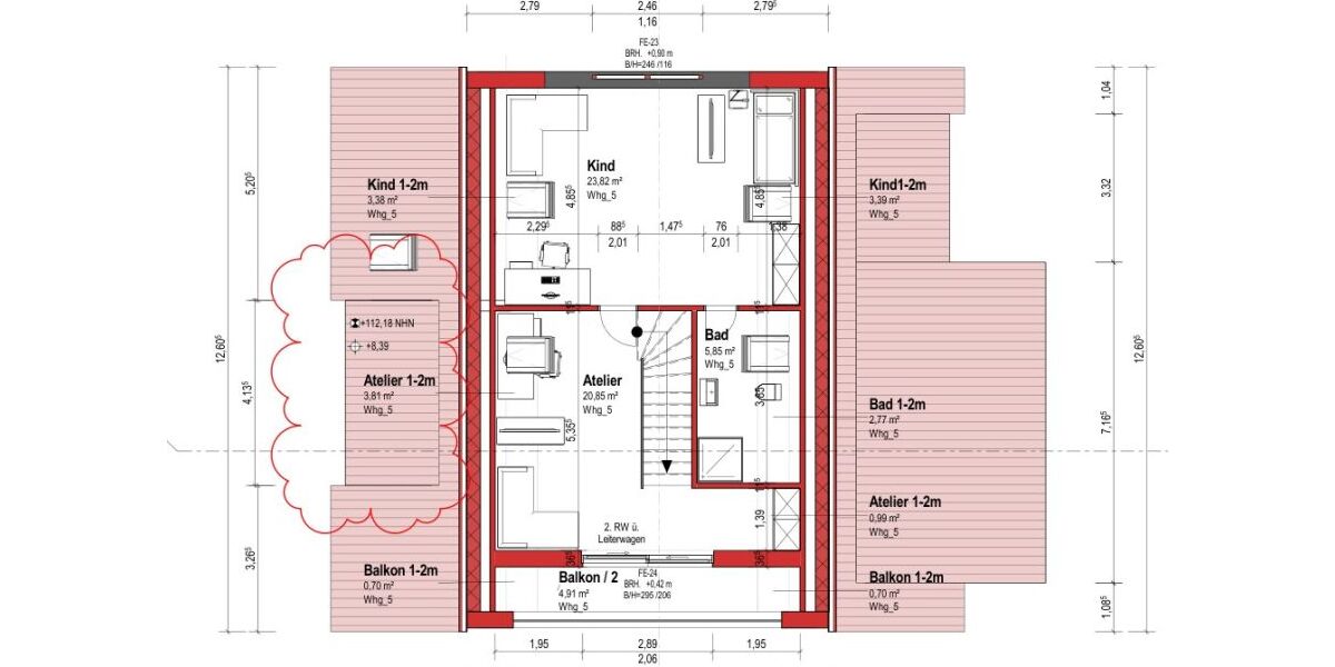 Grundriss WE05 DG