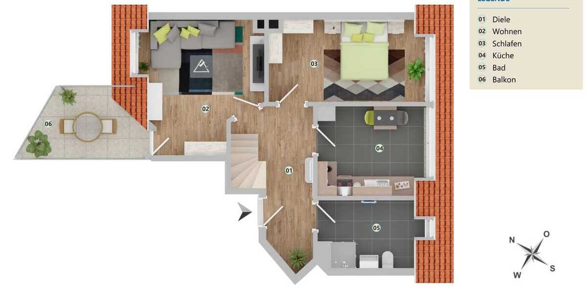 Wohnungsgrundriss