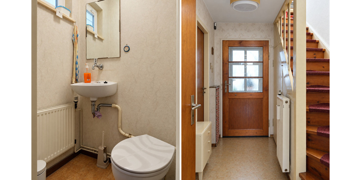 Gäste-WC u. Flur im EG