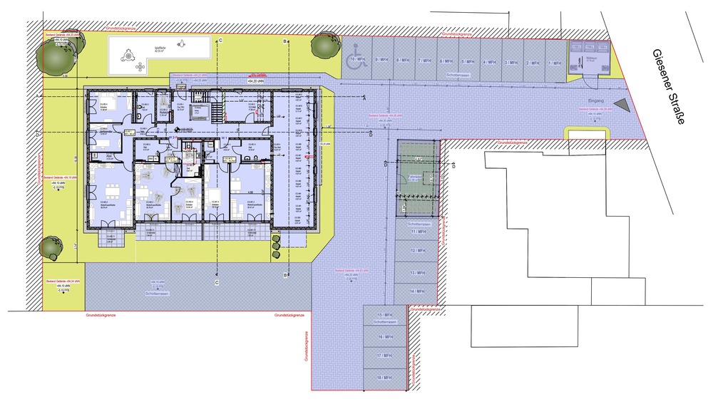Freiflächenplan