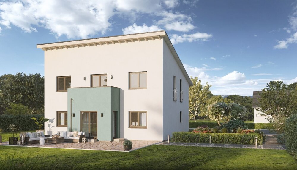 Moderne Architektur im Grünen