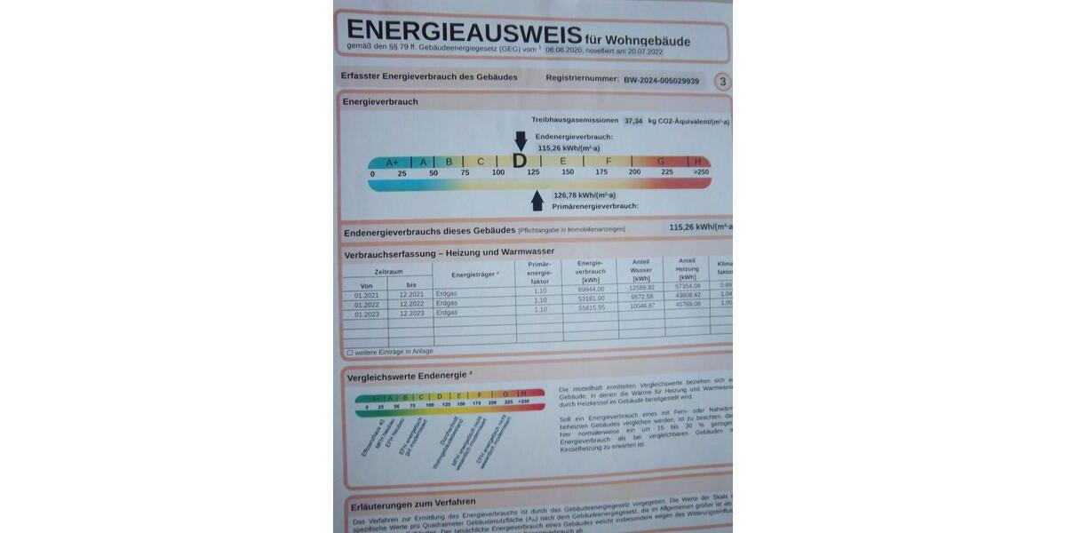 Energieausweiß