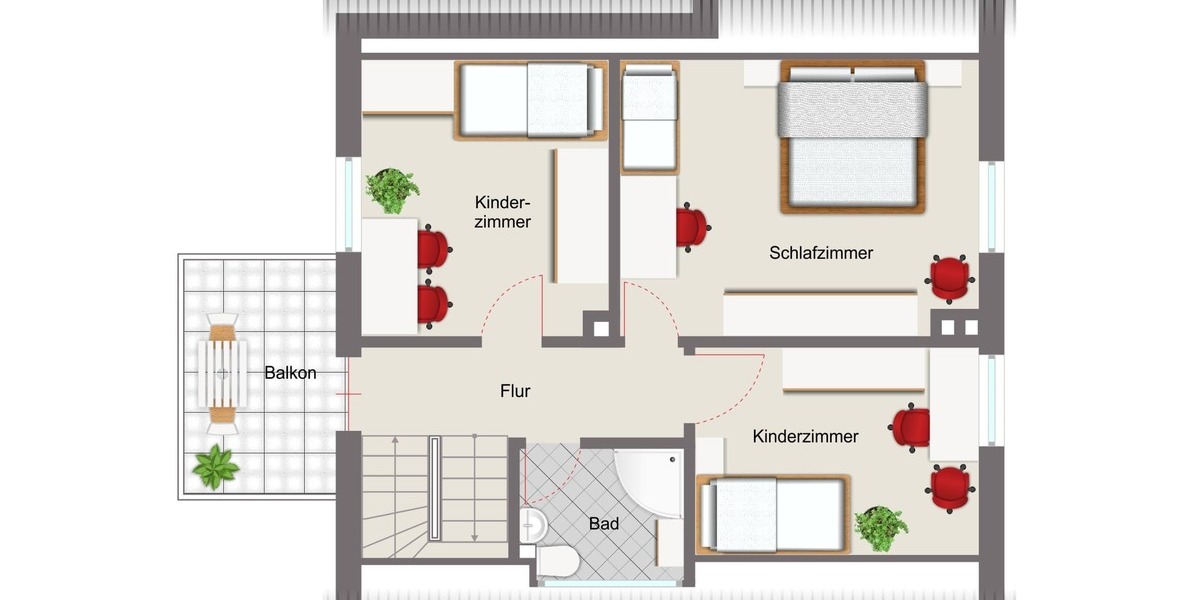 Grundriss Obergeschoss