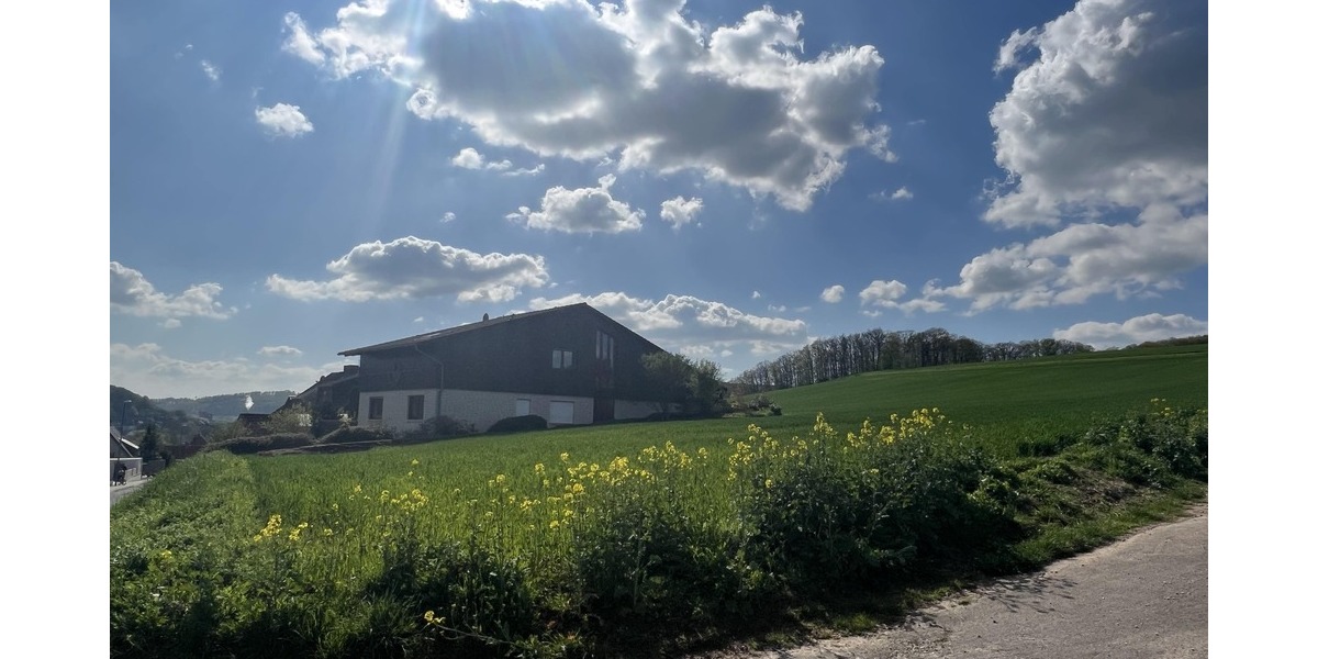 Blick vom Feldweg
