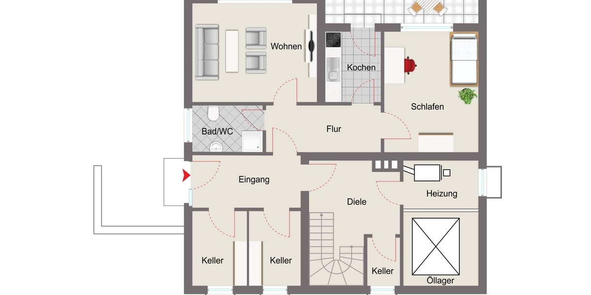 Grundriss Untergeschoss