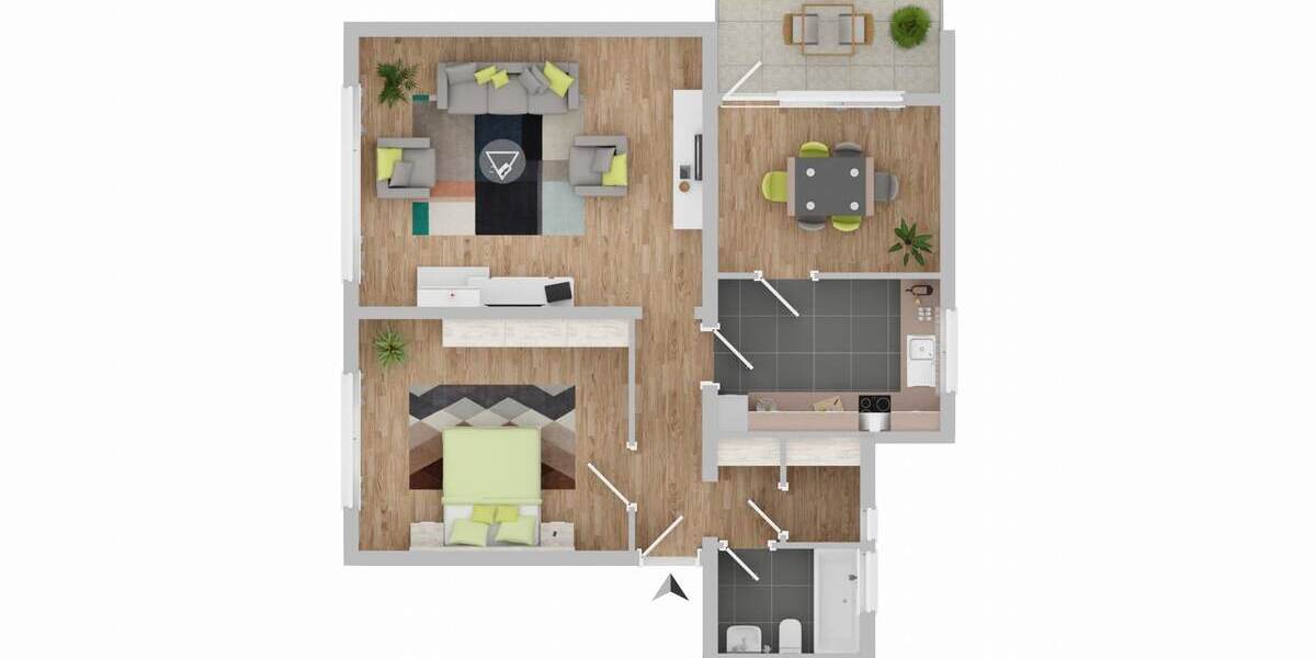 Wohnungsgrundriss