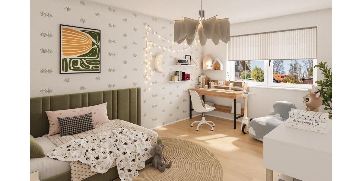 Visualisierung Kinderzimmer (OG)