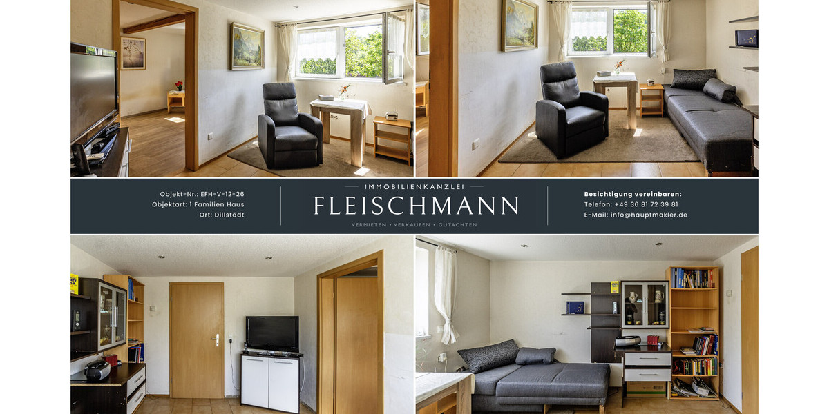 Wohnzimmer/ Schlafzimmer EG