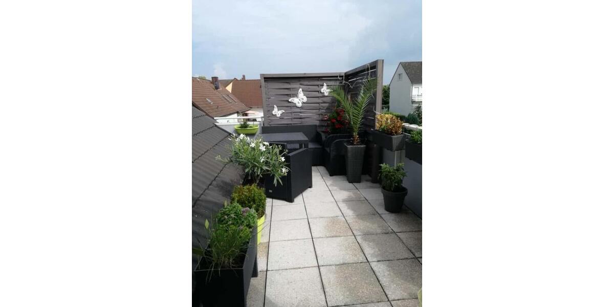 Schöne Dachterrasse