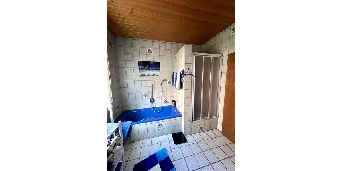 Badewanne und Dusche