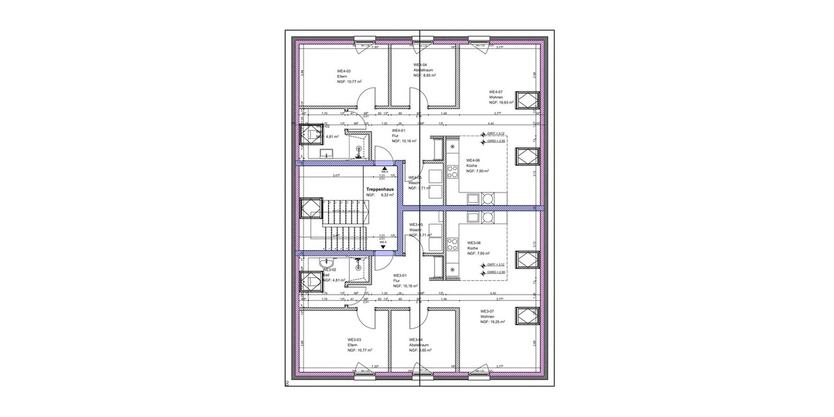 1. Obergeschoss - Planung Variante 2