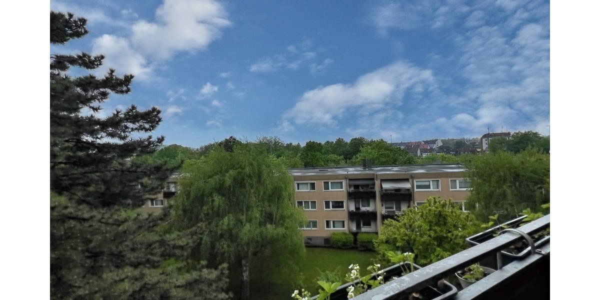 mit KI verändert - Aussicht vom Balkon