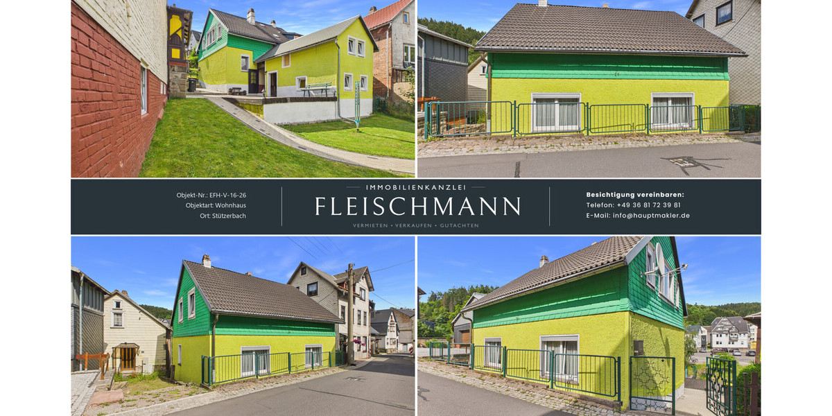 Außenansicht mit Garten
