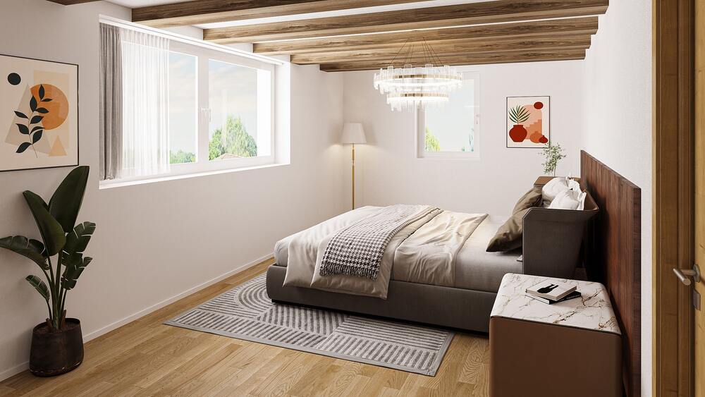 Visualisierung Schlafzimmer