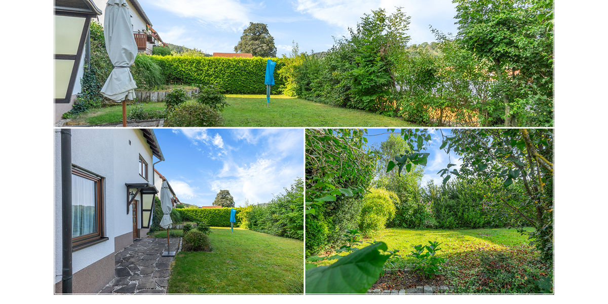 Garten Rückseite