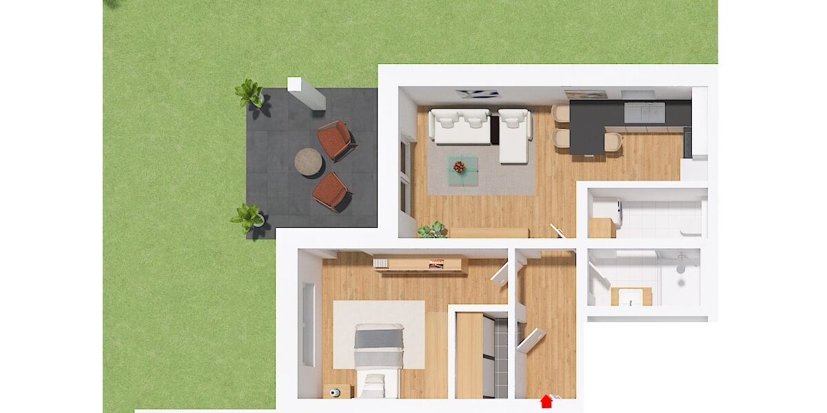 Wohnungsgrundriss