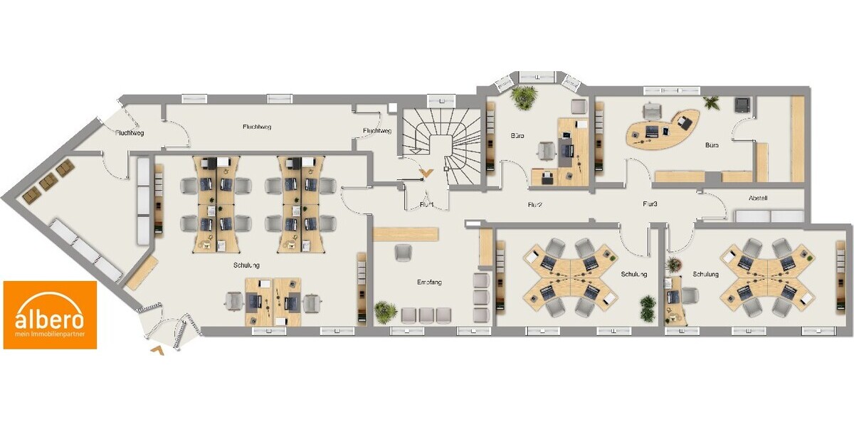 Grundriss Büro OG 155m²