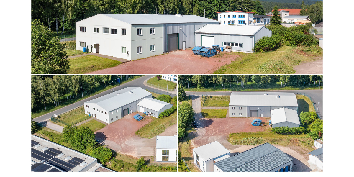 Moderne Gewerbeimmobilie: klimatisierte Halle + Einliegerwohnung – neuer Preis: 600.000 EUR! - Gewerbeobjekt Zella-Mehlis Mehlis | Angebot:27329972