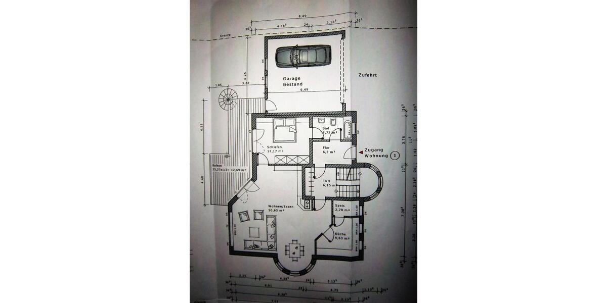 Grundriss Wo 1 EG