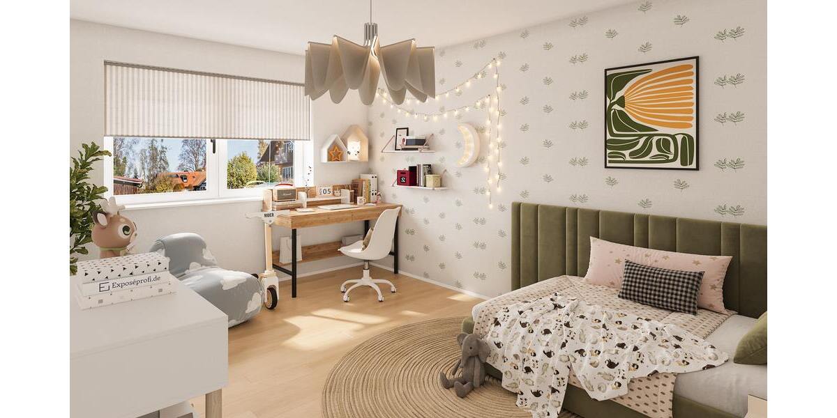 Visualisierung Kinderzimmer (OG)