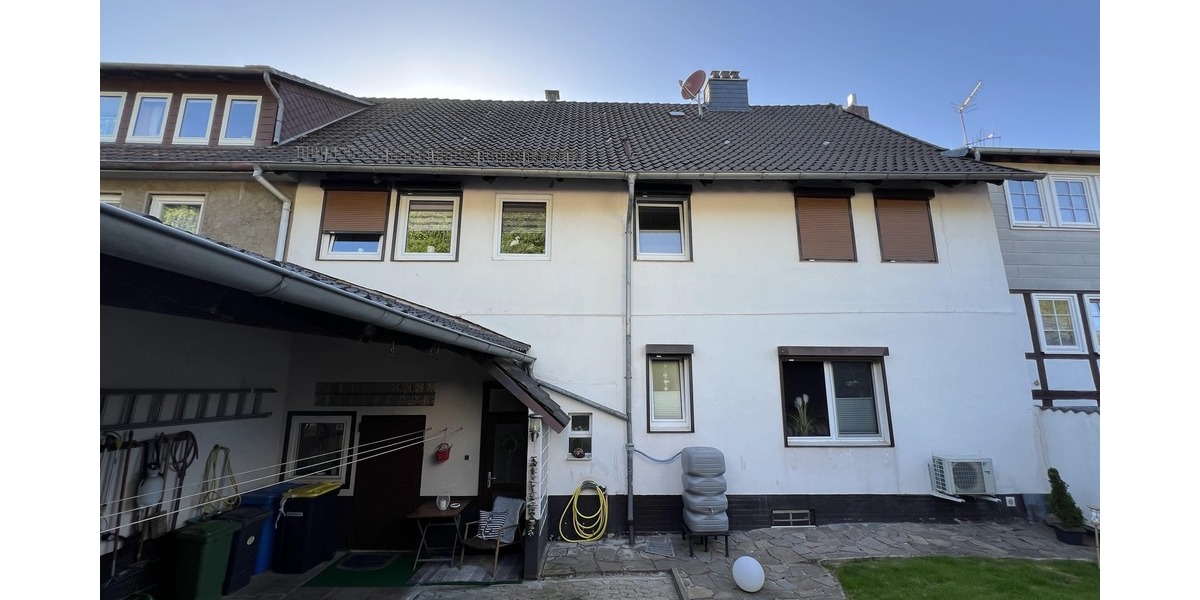 Rückseite des Wohnhauses